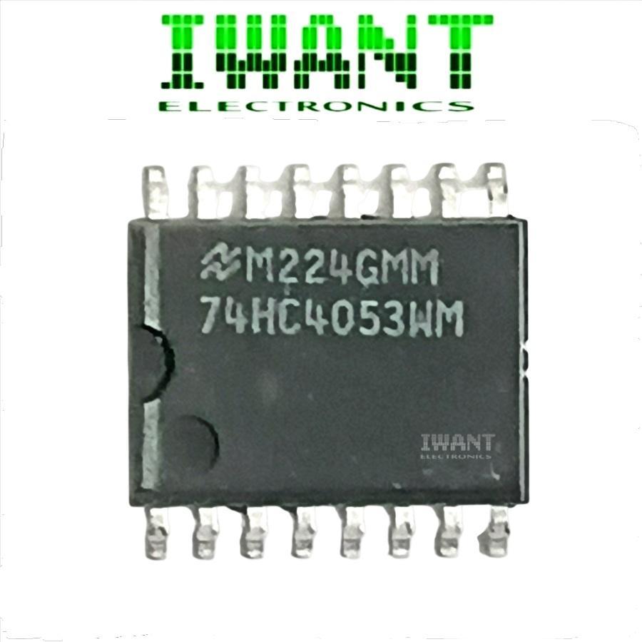 74HC4053 HC4053 SMD ORIGINAL IC 74HC4053 SMD LEBAR  ORIGINAL IC 74 HC4053 SO-16  WIDE ORIGINAL IC 74