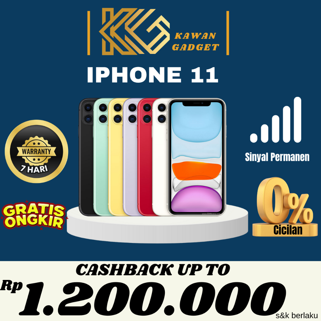 Apple | Iphone 11 iBox 256GB 128GB 64GB Second Fullset Original