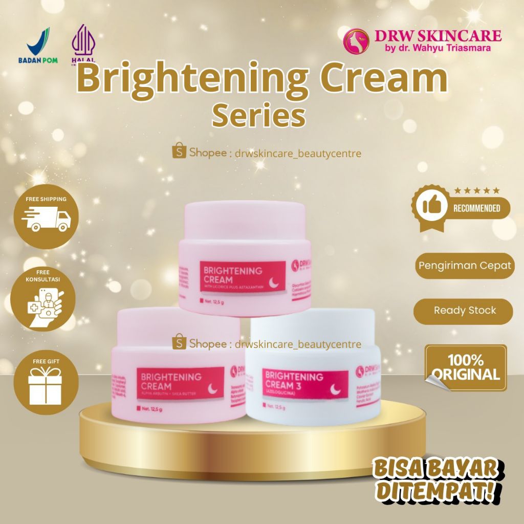 Krim Malam Flek Hitam | Brightening Cream DRW Skincare