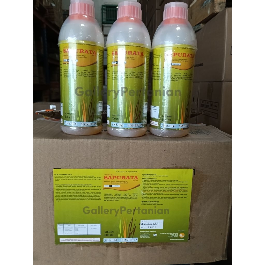 SAPURATA 480SL 1L HERBISIDA (20BTL/BOX)