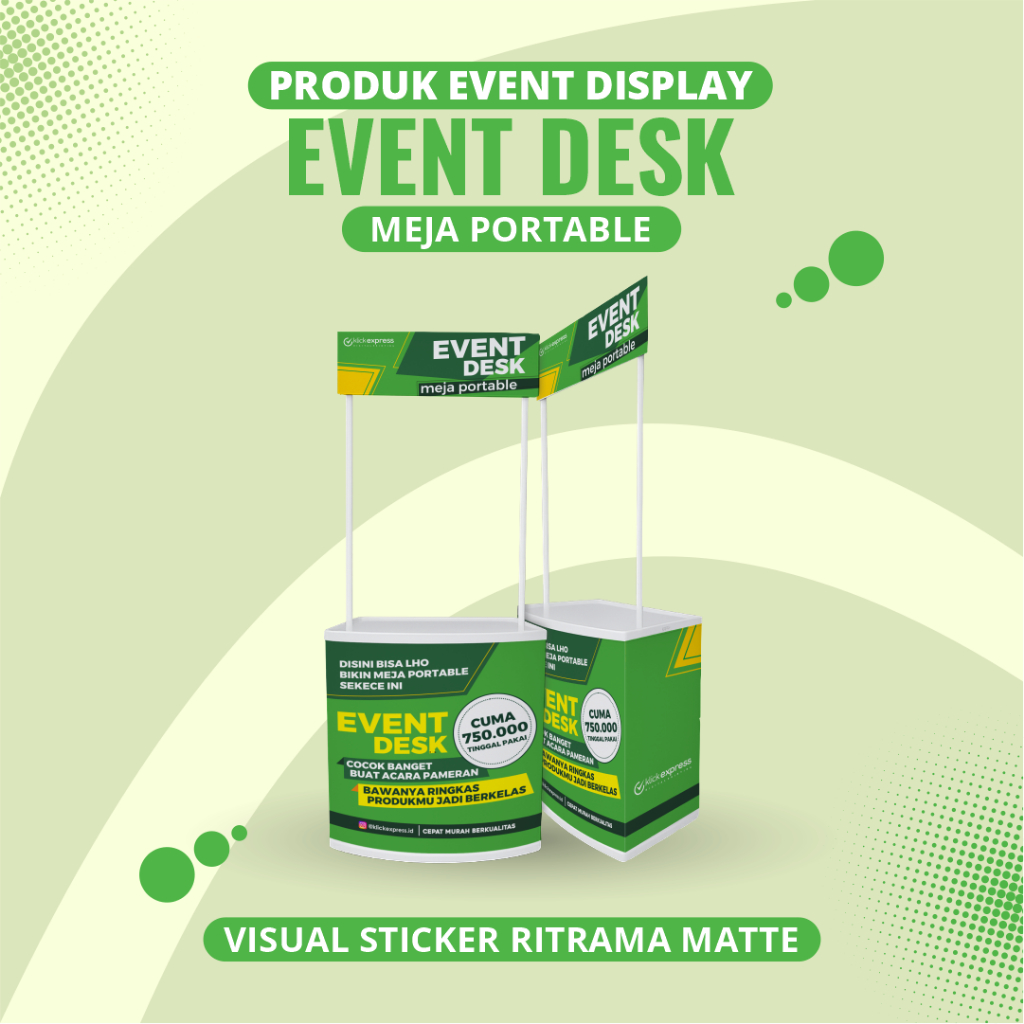 EVENT DESK Meja Portabel