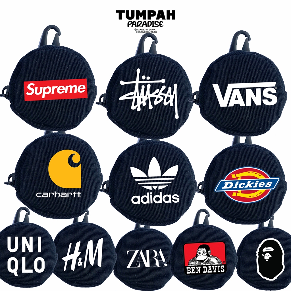 Pouch Mini Custom Logo / Nama – FREE DESAIN | Cocok Souvenir & Order Besar