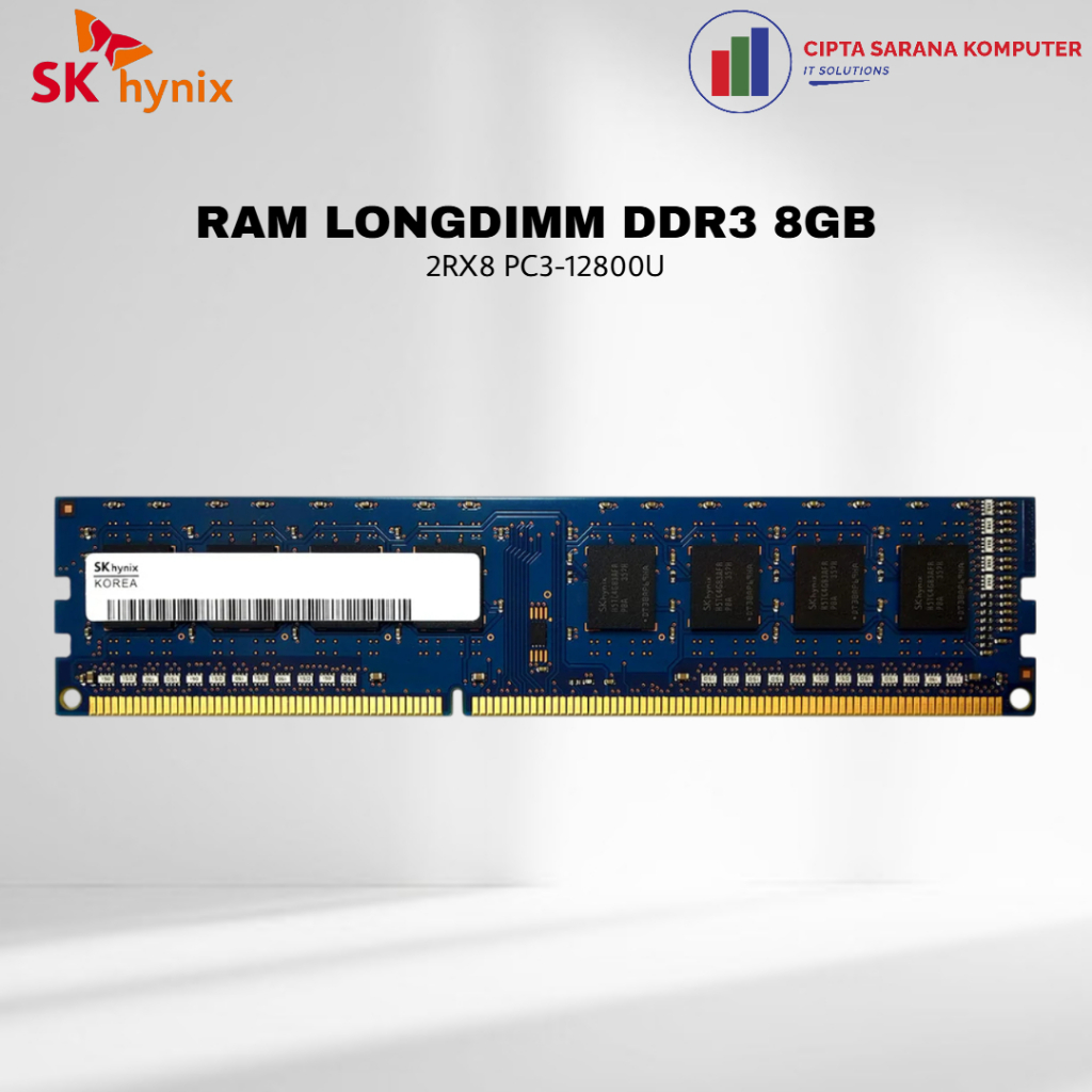 RAM Hynix DDR3 8GB 2Rx8 PC3-12800U