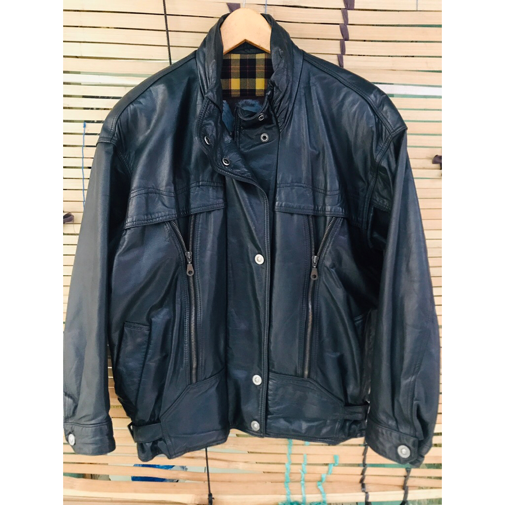 jaket kulit touring second