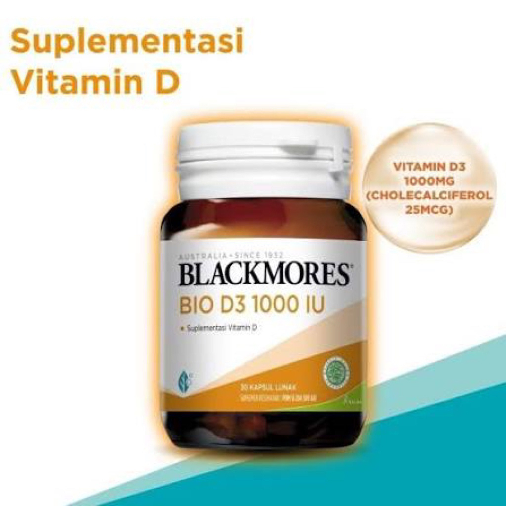 ~vyyshop~BLACKMORES VIT D3 1000 Iu