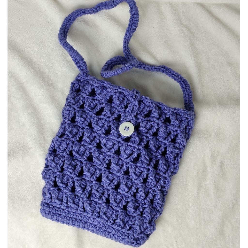 Tote bag Tas Pouch Wanita Rajut Cantik handmade