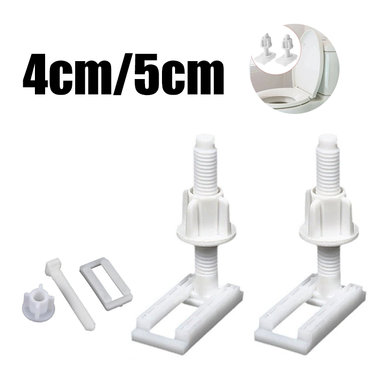 4cm/5cm 2Pcs Baut Closed Duduk Baut Dudukan Kloset Duduk Baut Toilet Duduk WC Duduk Toilet Kloset