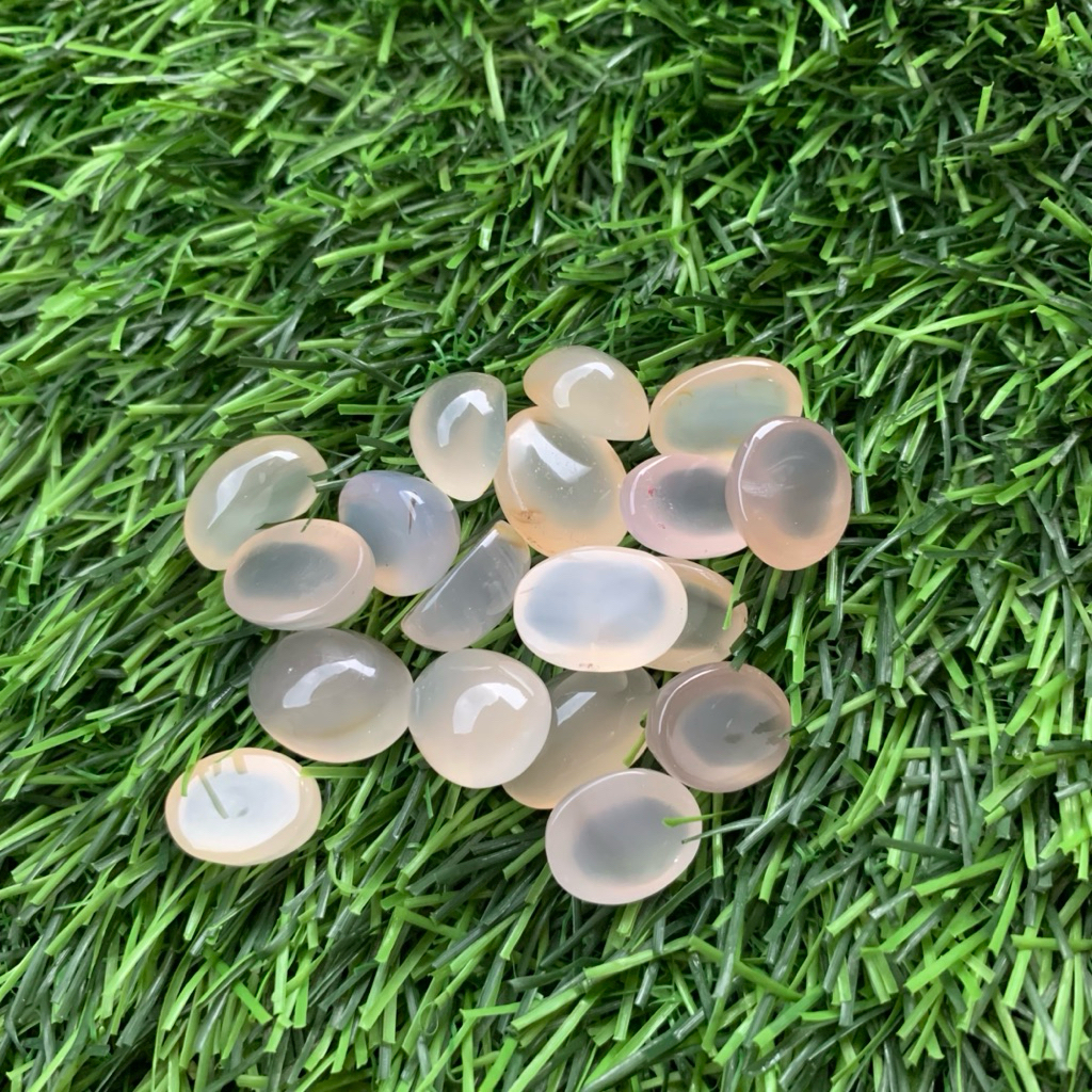 batu anggur giwang/ batu chalcedony giwang