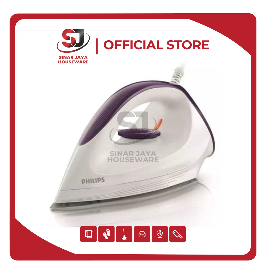 SETRIKA GC 160 PHILIP / setrika philip anti gores / setrika kering