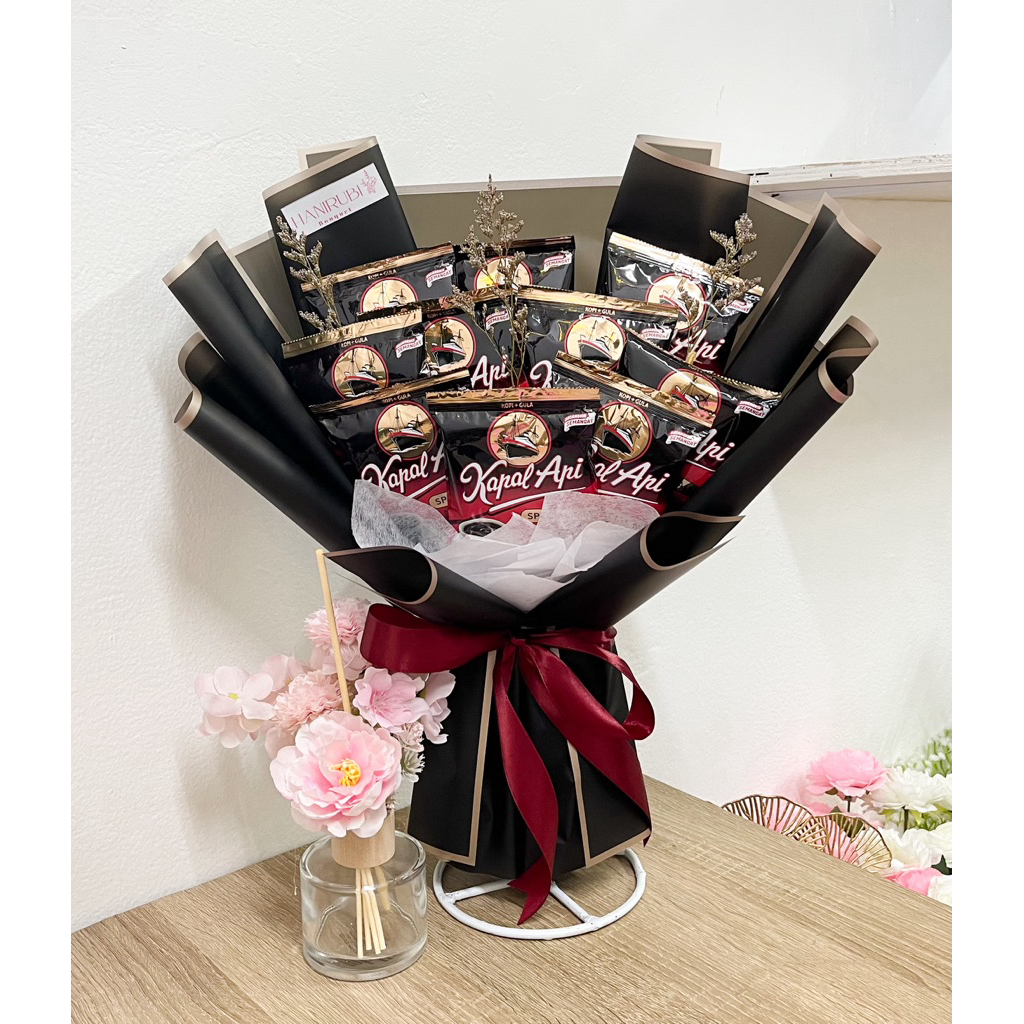 [BUKET KOPI] Buket Kopi Coffeemix, Kapal Api, Good Day| Buket wisuda Cowo Kado ulang tahun | buket s