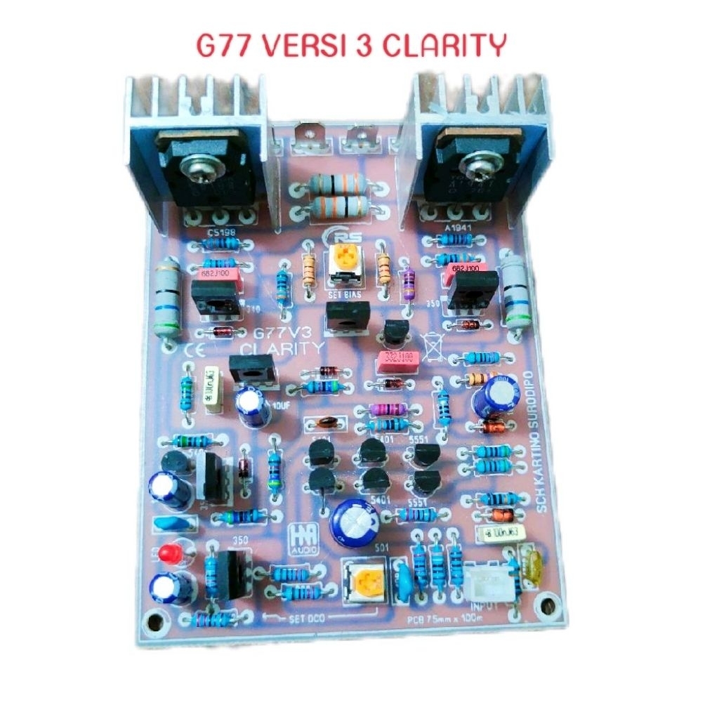 G77 V3  Kit Driver Amplifier G77V3 AUDIO