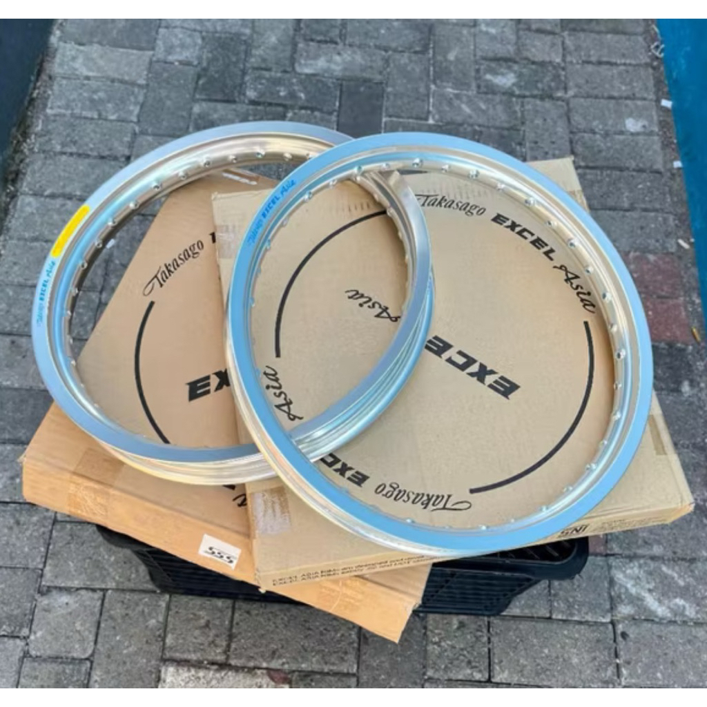 velg peleg pelg takasago excel asia silver 160 185 ring 17