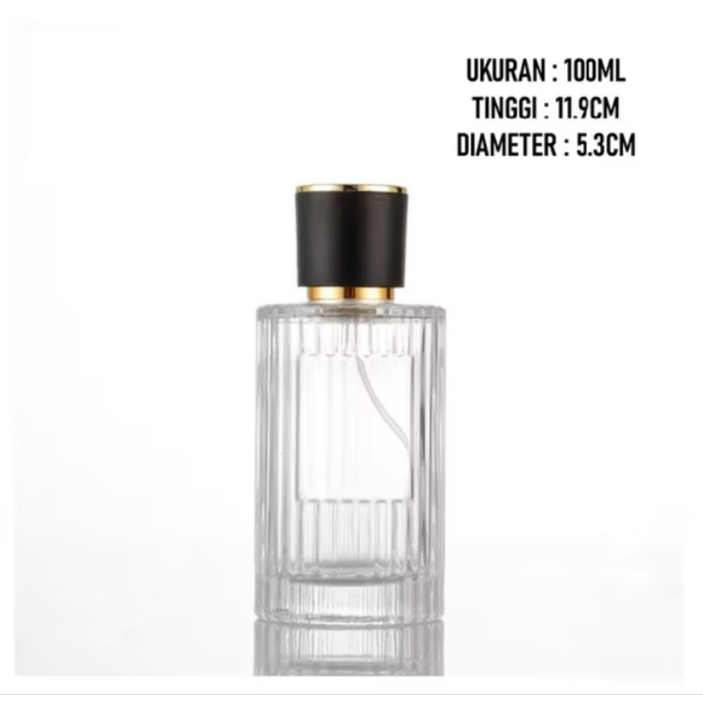 Botol Parfum Chloe 30ml - Desain Elegan, Isi Ulang, Cocok untuk Penggunaan Pribadi