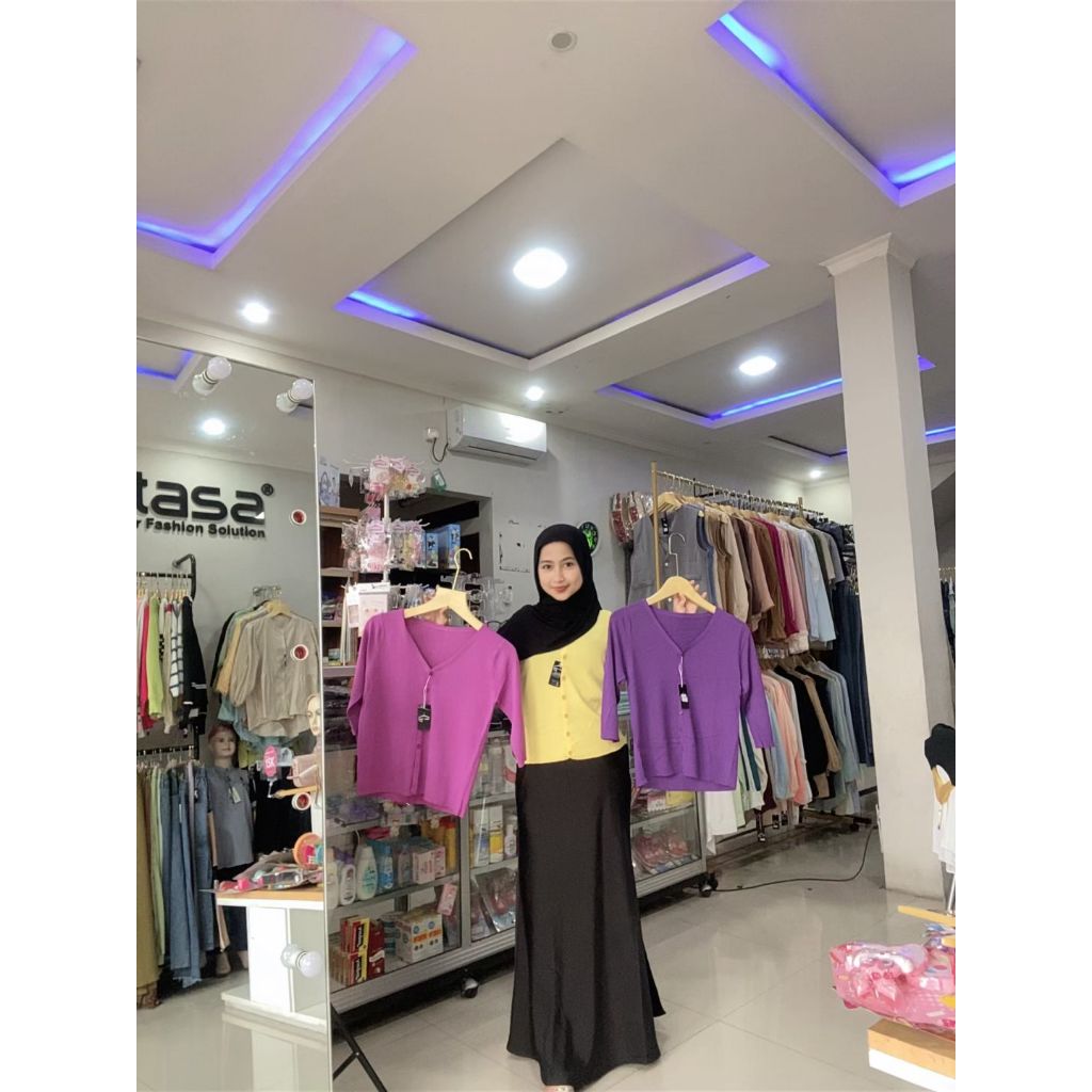 RAJUT WANITA KEKINIAN/RAJUT7/8/RAJUT V/CARDIGAN RAJUT