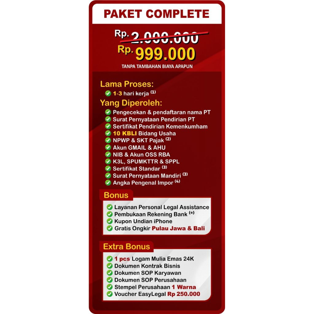 PENDIRIAN PT PERORANGAN