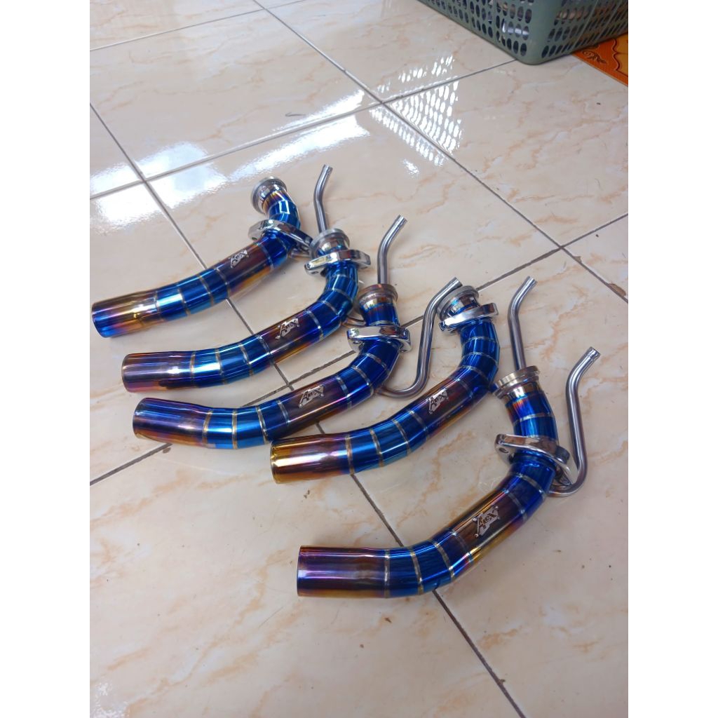 Leher blue biru knalpot rx king peredam pnp knalpot ori peredam