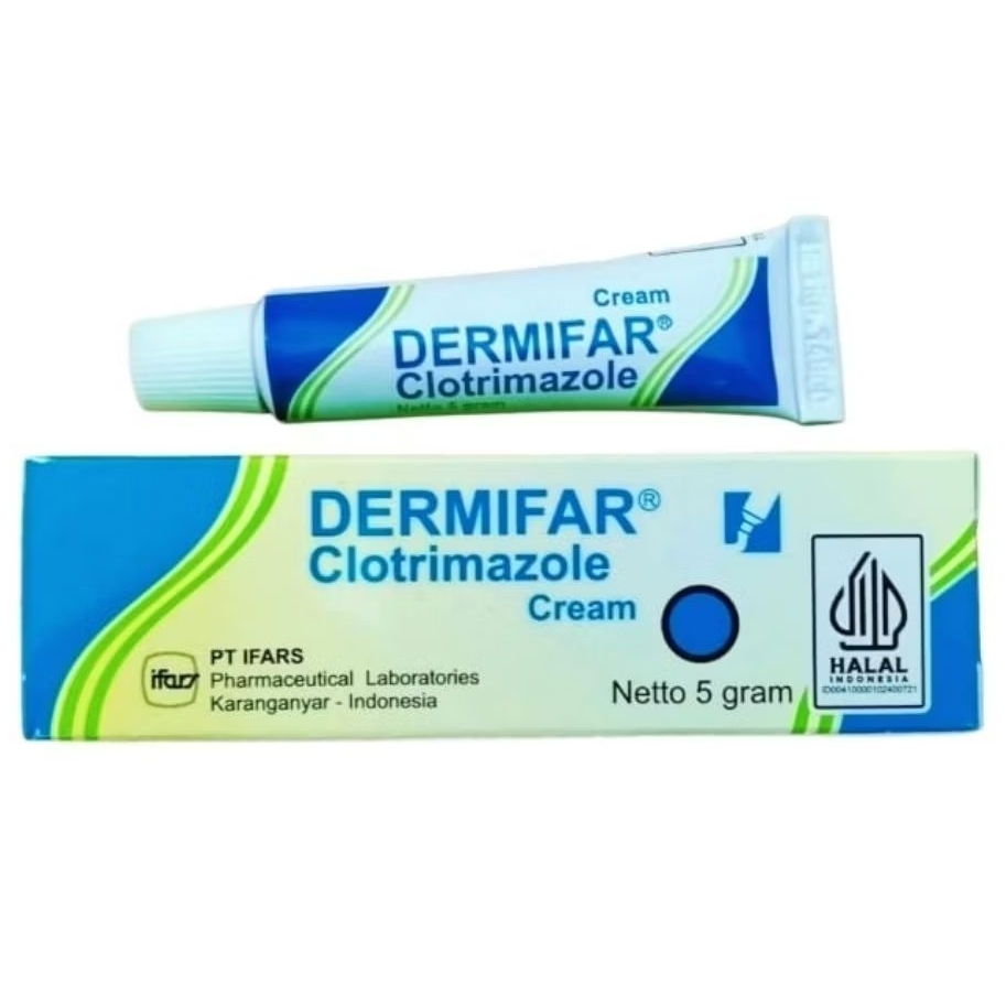 DERMIFAR Cream - Clotrimazole 1% (Tube 5g)