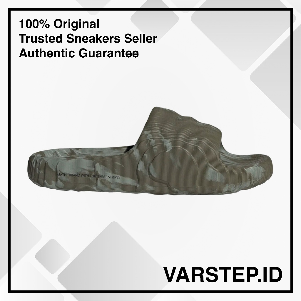 Adidas Adilette 22 Slides Olive Strata 100% Original