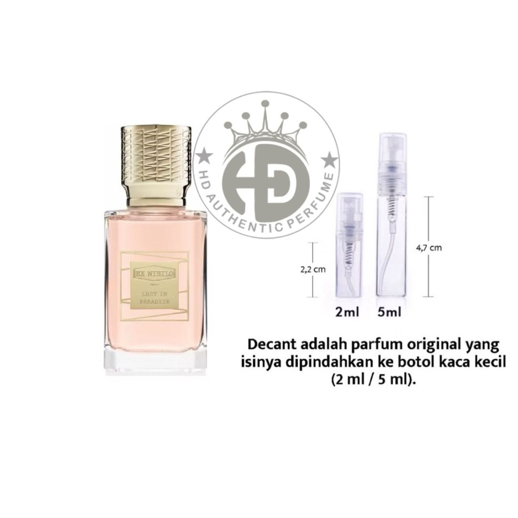 HD Authentic Perfume - Decant Ex Nihilo Lust in Paradise EDP For Women