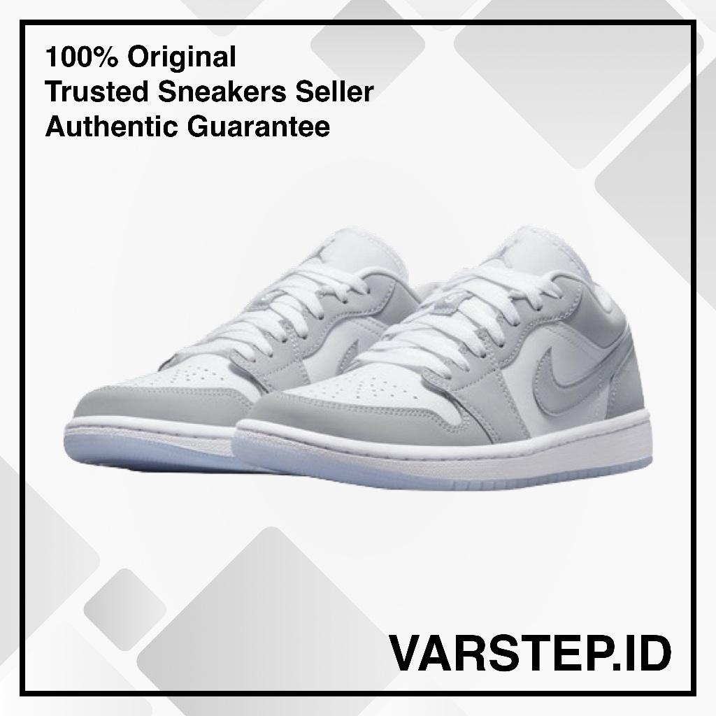 Jordan 1 Low Wolf Grey (Women's) 100% Original