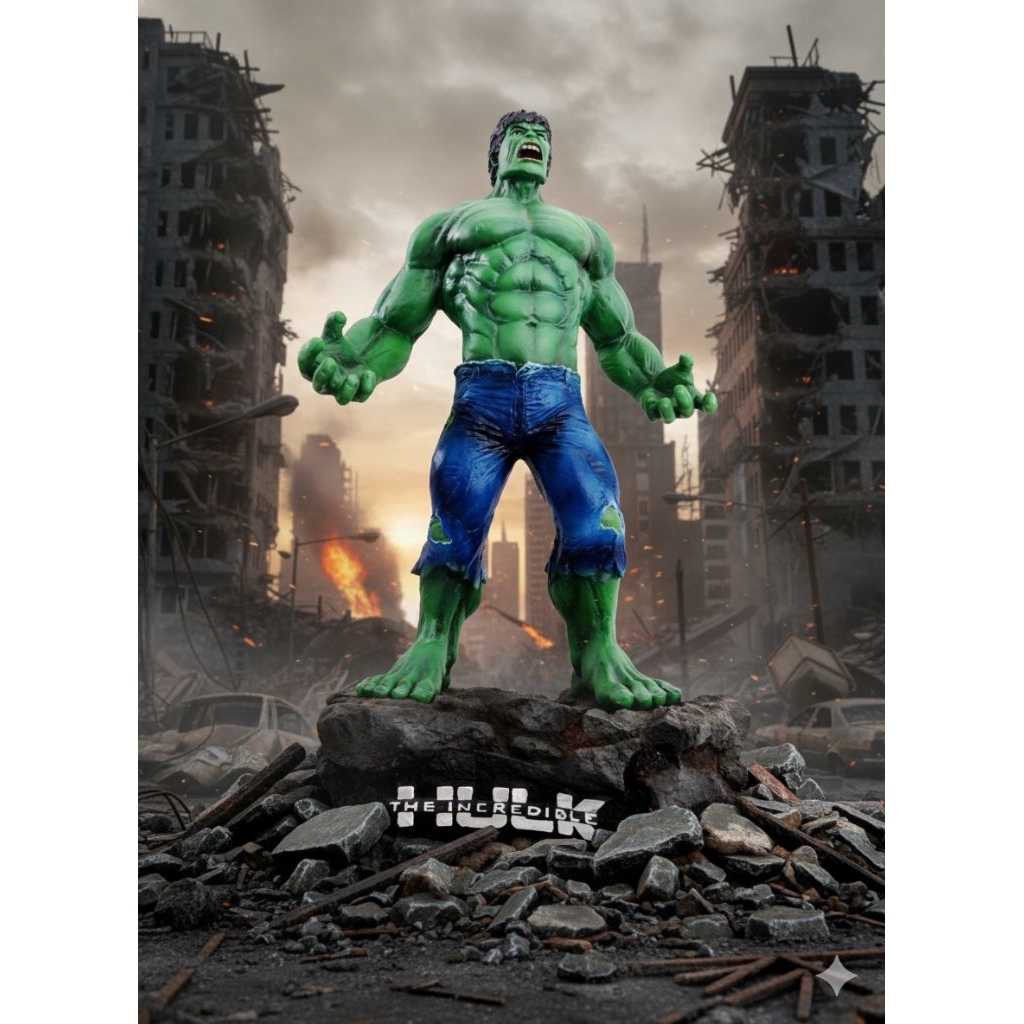 Patung Incredible Hulk Statue