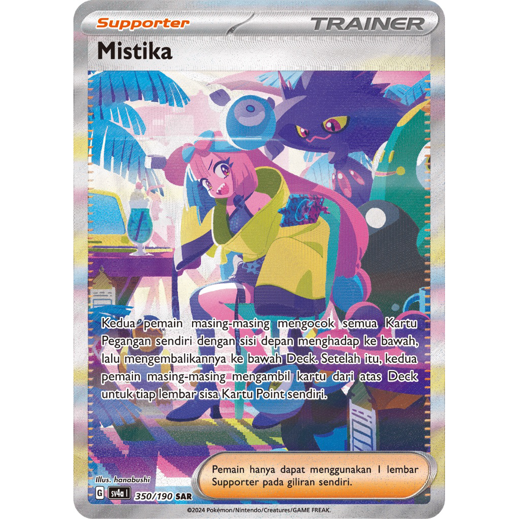 POKEMON TCG HARTA BERKILAU MISTIKA SAR 350/190