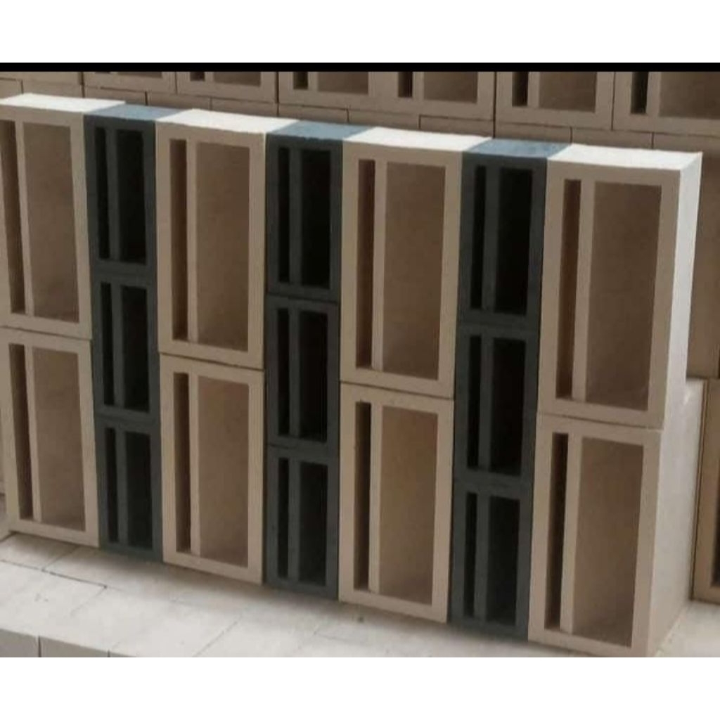 roster beton kombinasi type nako 15x30cm & 10x20cm (dua muka) roster anti tampias roster minimalis r