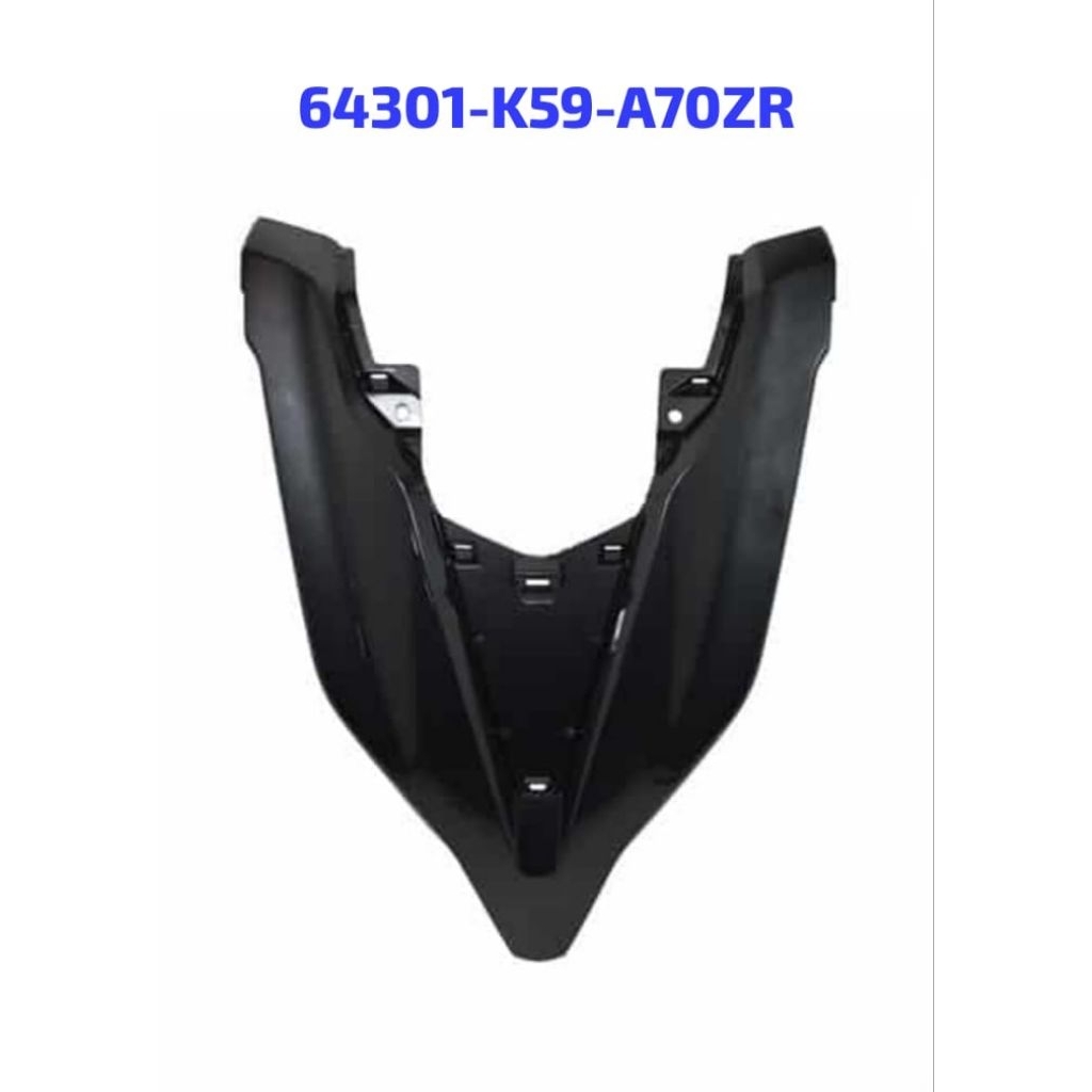 Tameng Depan Hitam Metalik Honda New Vario 125 eSP (2018–2022) 64301-K59-A70ZR
