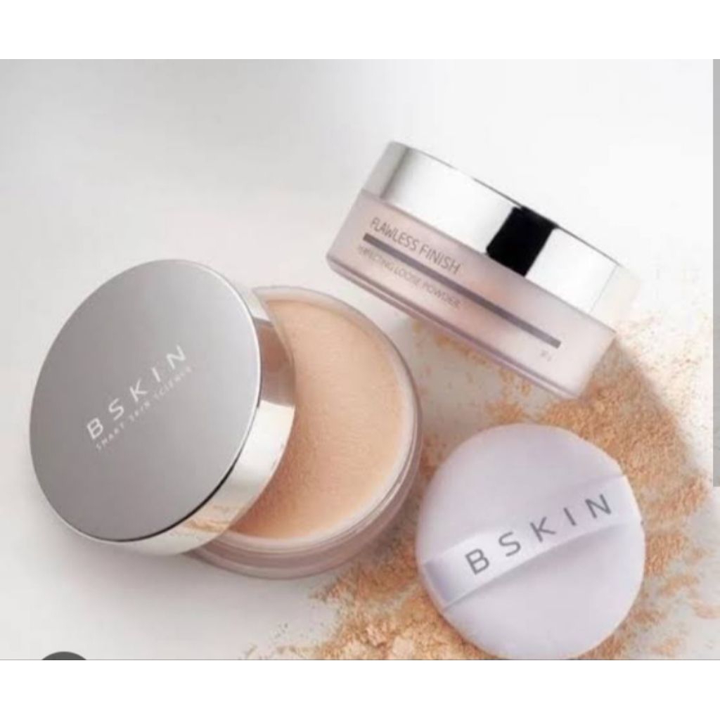 bedak bskin loose powder ori 2027 segel
