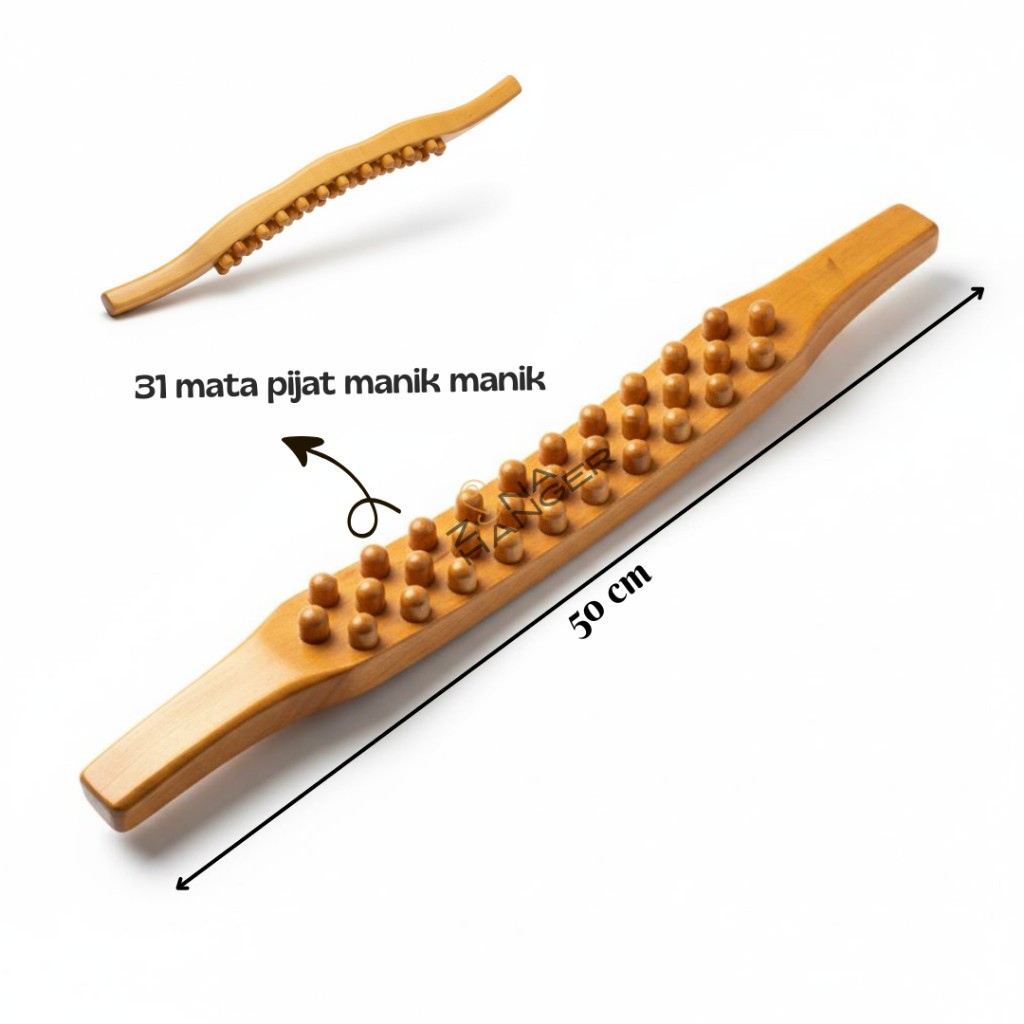 Tongkat Pijat Kayu Ghuasa Refleksi Punggung