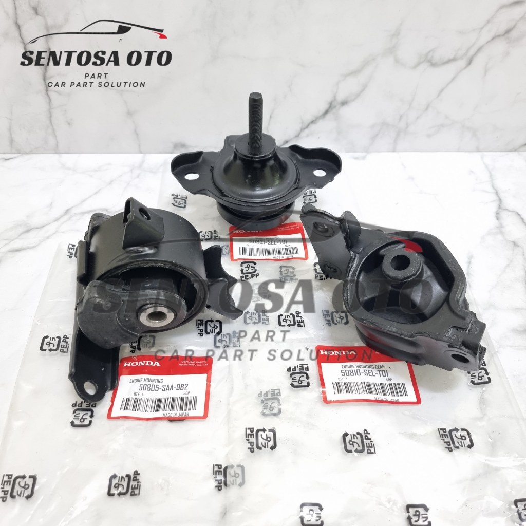 Engine Mounting Set Kanan Kiri Belakang Jazz GD3 City GD8 IDSI VTEC Matic 2003 2004 2005 2006 2007 2