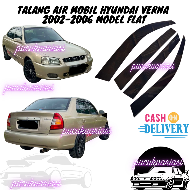 Talang Air Mobil flat Hyundai Verna 2002-2006