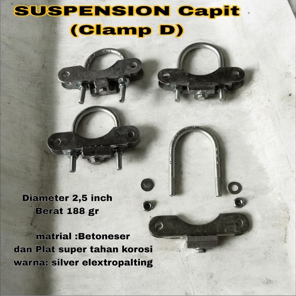 Clem Capit / Clem Suspension Clem Tiang Ukuran 2,5N