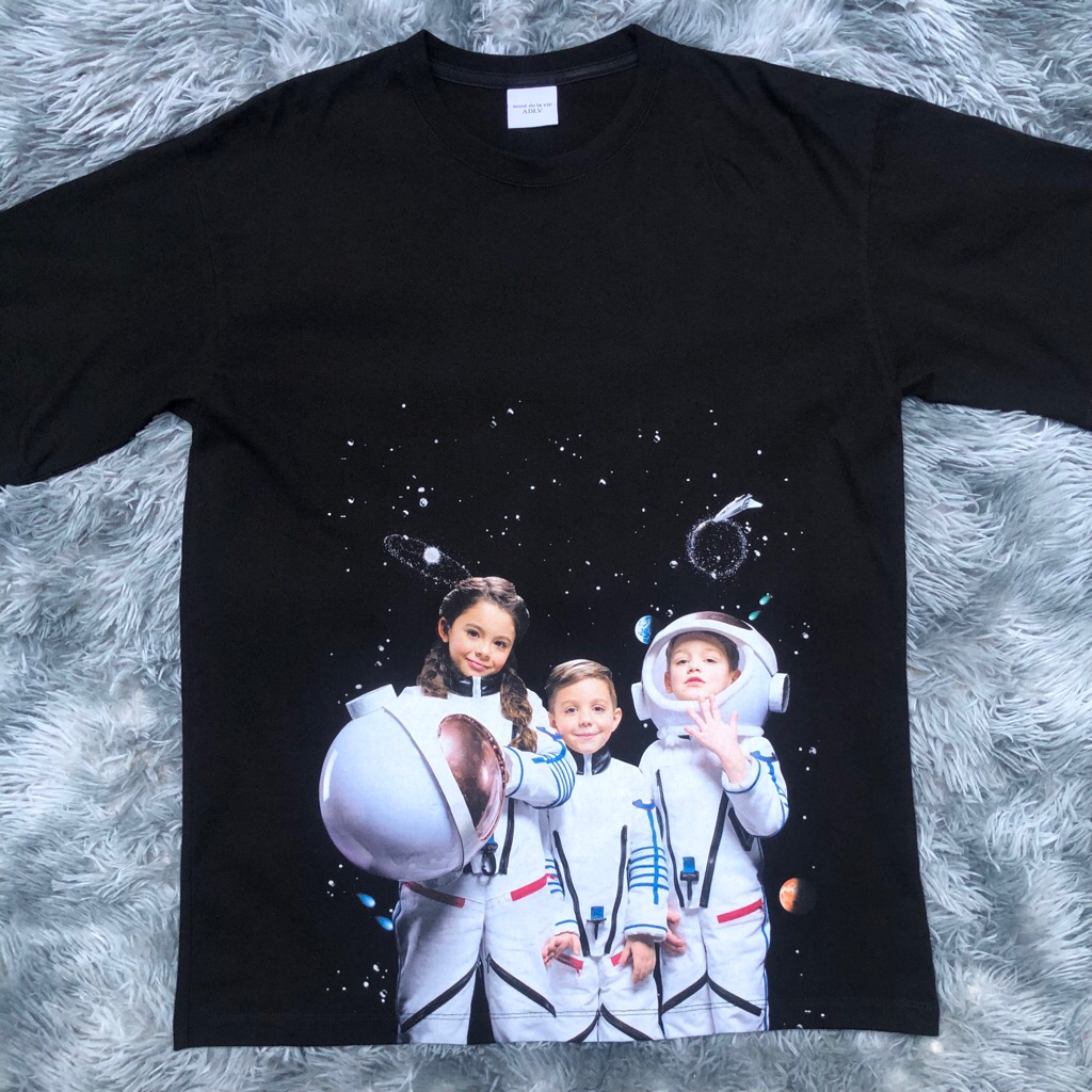 ADLV Astronout Trio Black Tee 100% Original