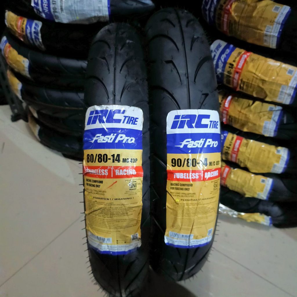 Ban IRC Fasti pro UK 80/80.14 & 90/80.14 Tubeles/Ban motor Race