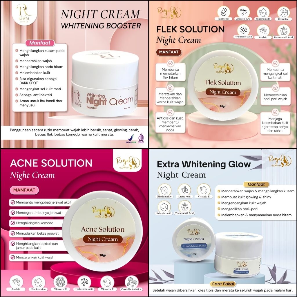 ALL NIGHT CREAM ROYAL GLOW UP