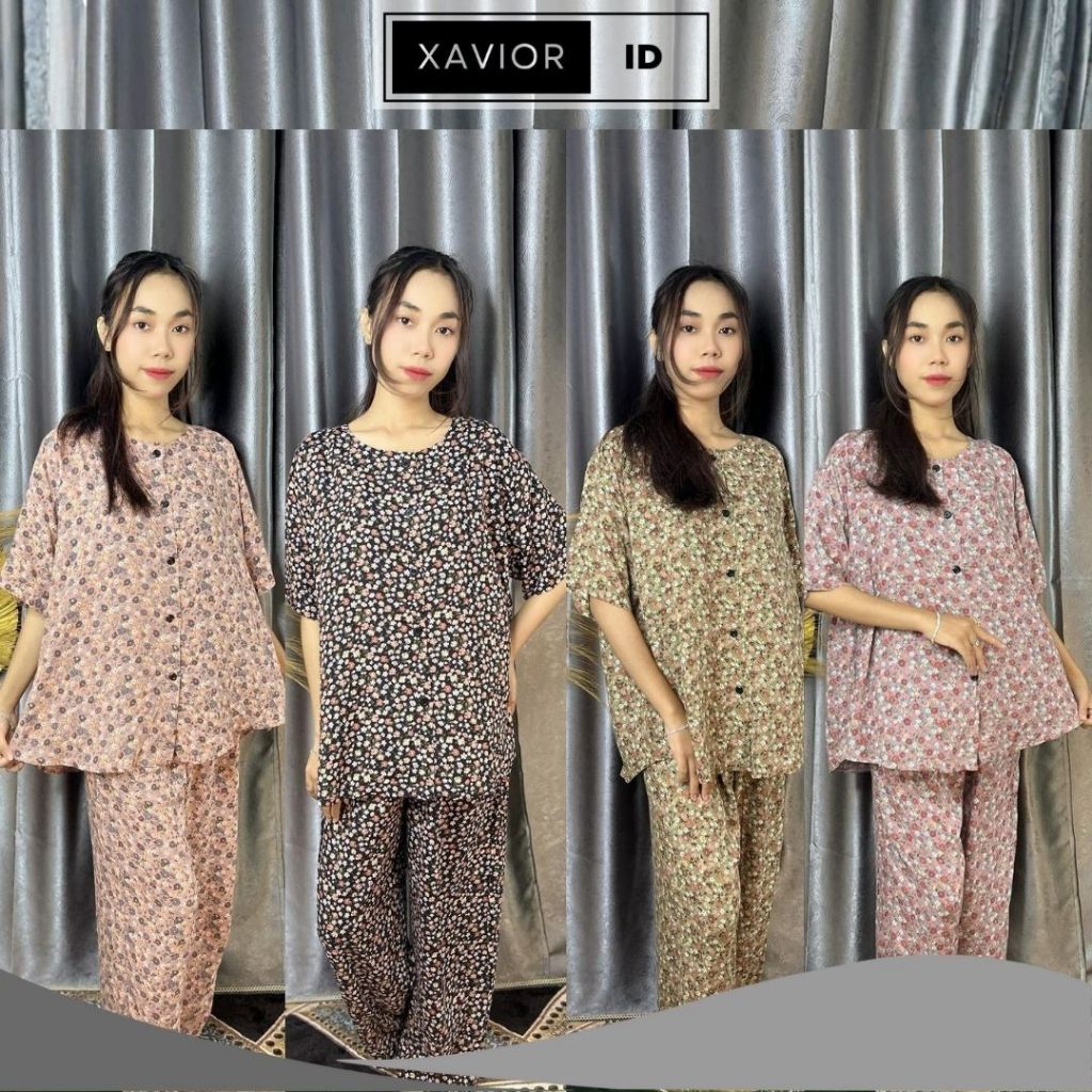 XV Piyama Agnes BY Tessa Motif Bunga