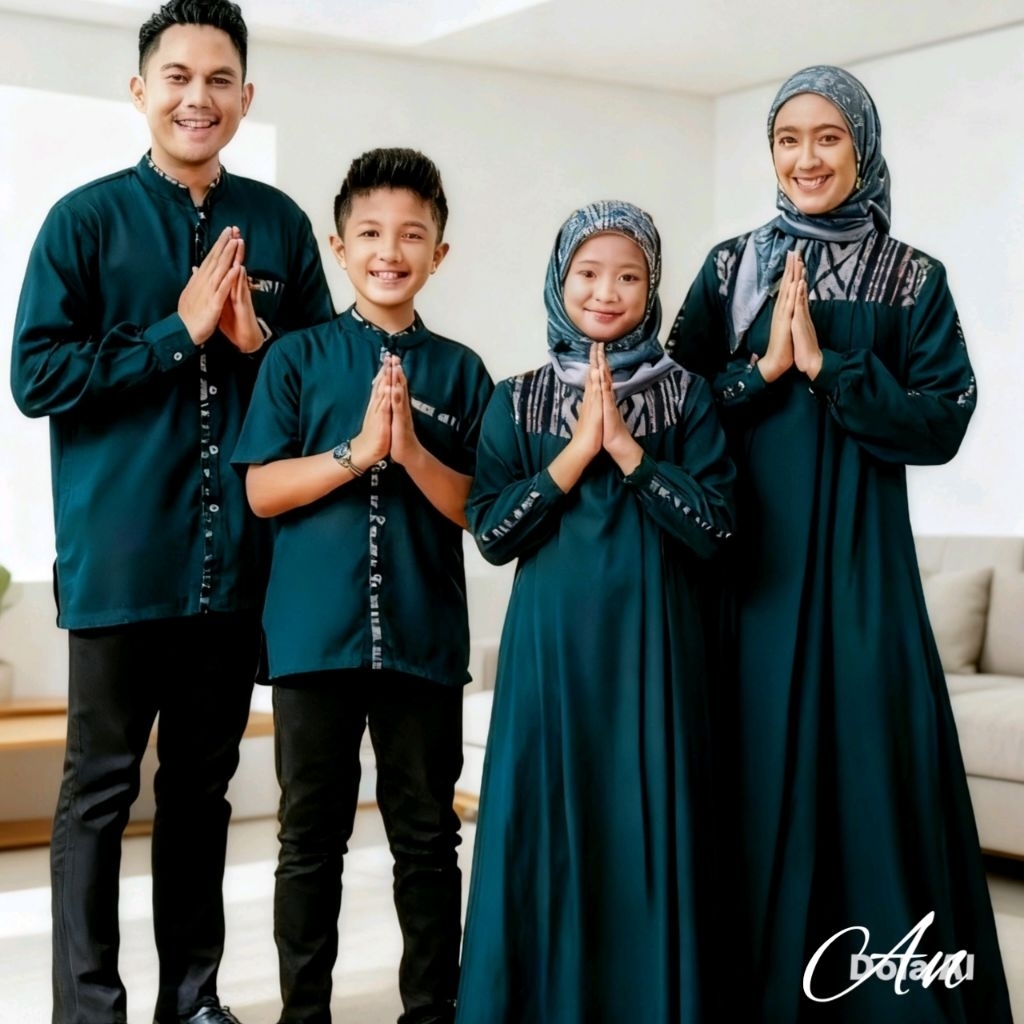 ANANTA ~ ( READY STOK ) COUPLE KELUARGA , baju couple tenun, GAMIS VIRAL, kondangan syar'i ,tenun je