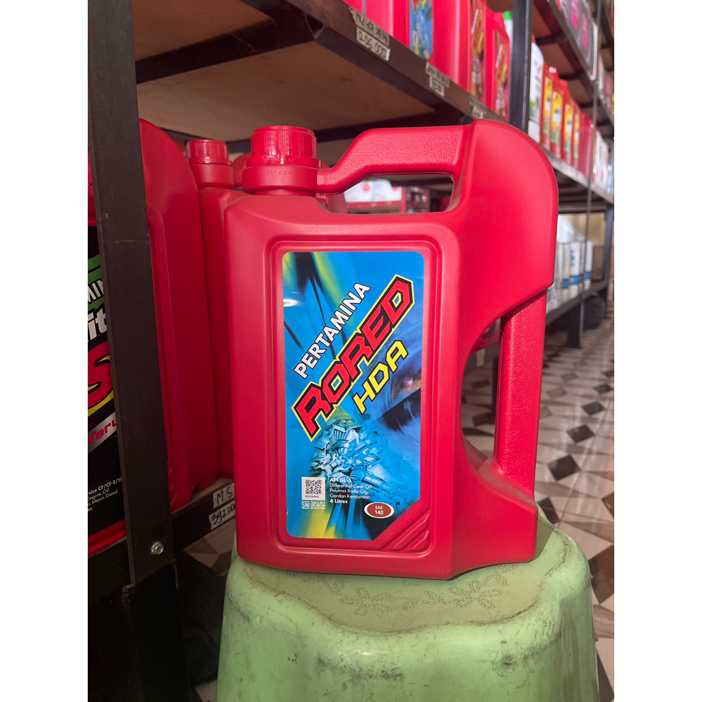 Oli Gardan RORED HDA 140 4 Liter Galon Oli Pelumas Transmisi Mobil