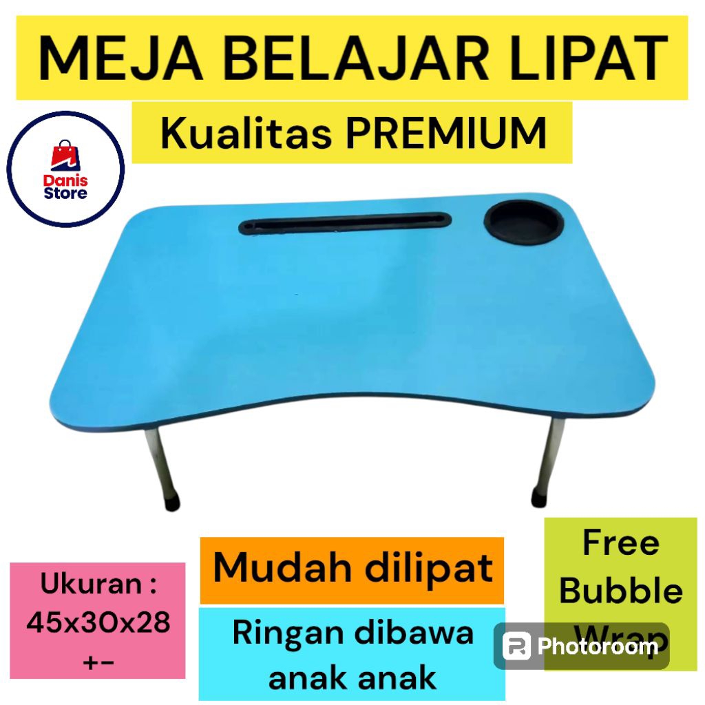 meja belajar lipat polos / meja belajar lipat / meja lipat