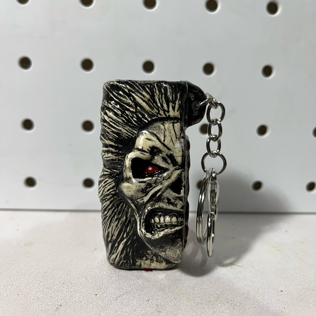 custom clay case lighter iron maiden