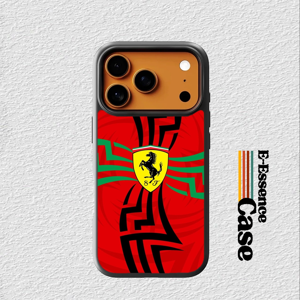 Case Casing Softcase iPhone 17 16 15 14 13 12 11 Pro Air Max Mini Plus X Xs Max XR Scuderia Ferrari-