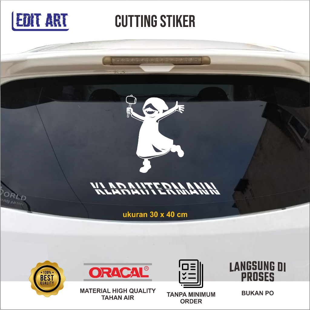Cutting Stiker One Piece / Stiker Klabautermann One Piece Mobil