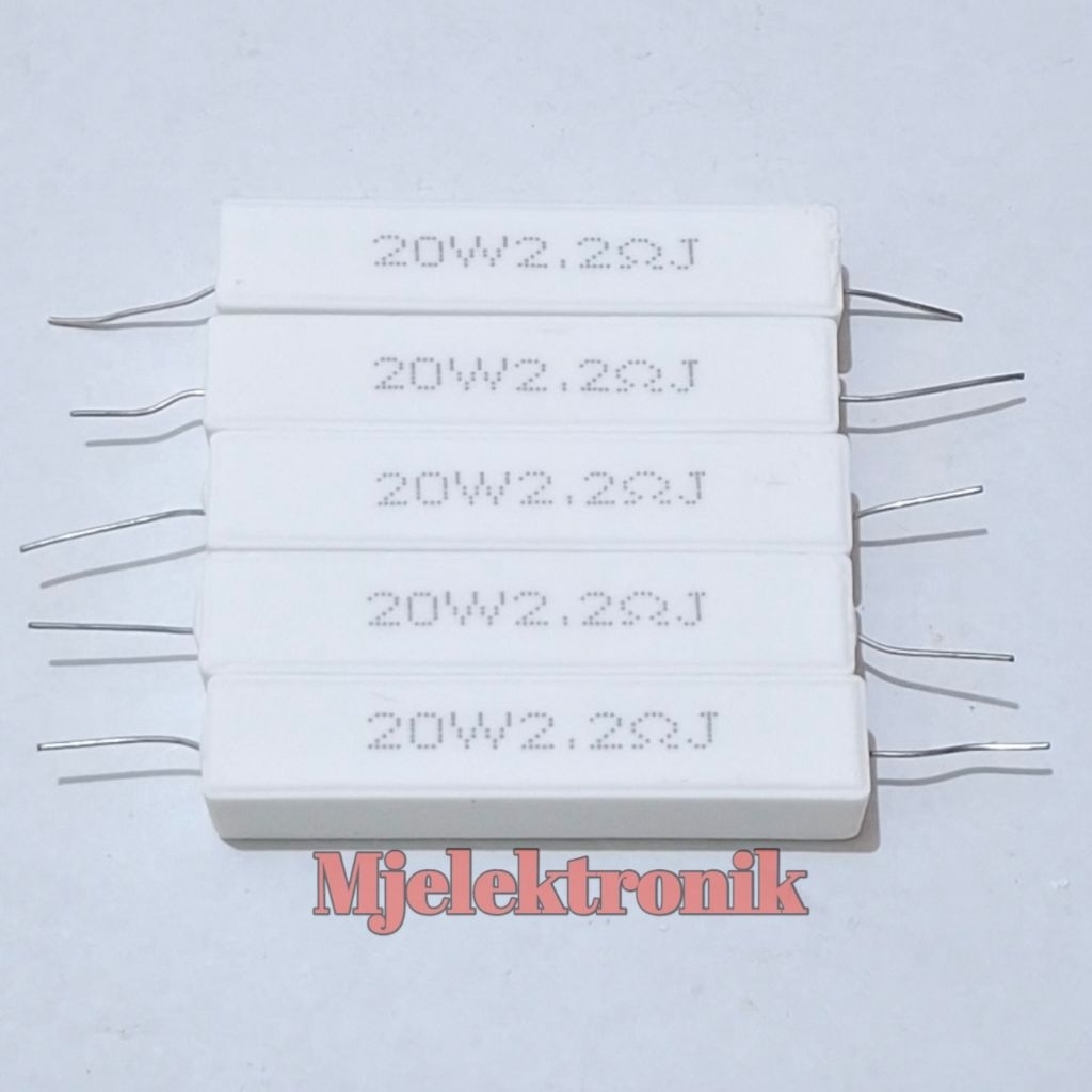 Resistor 20 Watt 3.3Ohm, Ukkuran ohm bisa requst 1 - 300Ohm
