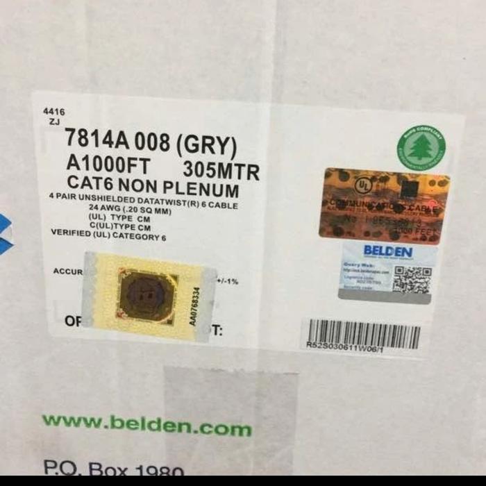 BELDEN Kabel Land Cat6 Kabel UTP Cat6 BELDEN