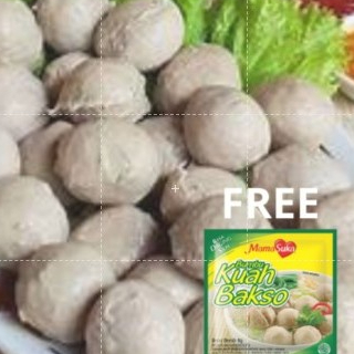 PENTOL BAKSO SAPI FROZEN HALAL 500gr FREE Bumbu Bakso