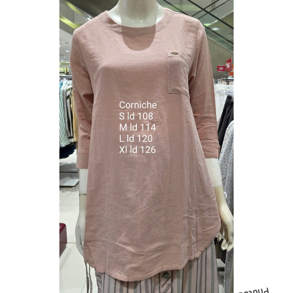 Tunik wanita dewasa Corniche (S-XL)