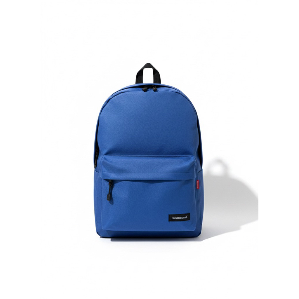 Ransel Polos Wanita Pria Tas Sekolah Warna Hitam Polos Tas Sekolah SMP SMA