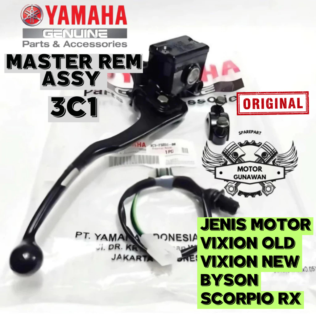 3C1-F583T-00 ORIGINAL Master Rem Set 3C1 Yamaha Vixion OLD Vixion NEW Byson Scorpio RX