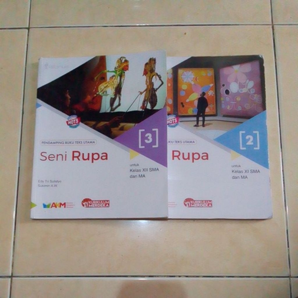 ORIGINAL Buku Pelajaran SENI RUPA untuk SMA/MA Kelas XI, XII - KURIKULUM MERDEKA